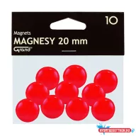 Táblamágnes GRAND 20mm piros 10 darabos