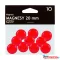 Táblamágnes GRAND 20mm piros 10 darabos