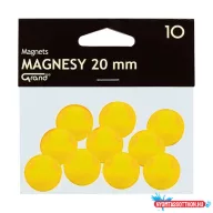 Táblamágnes GRAND 20mm sárga 10 darabos