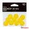 Táblamágnes GRAND 20mm sárga 10 darabos