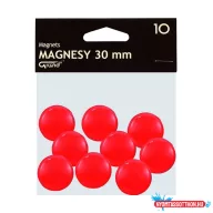 Táblamágnes GRAND 30 mm piros 10 darabos