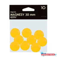 Táblamágnes GRAND 30 mm sárga 10 darabos