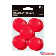 Táblamágnes GRAND 40 mm piros 10 darabos