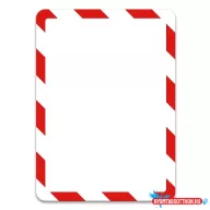 Mágneses tasak DJOIS Magneto biztonsági A/4 piros-fehér 2 darabos