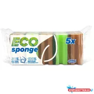 Mosogatószivacs BONUS Eco formázott 9,5x7,1x4,5cm 5 darabos