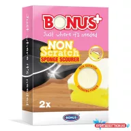 Mosogatószivacs BONUS karcmentes 7x9,5x4,5cm sárga-fehér 2 darabos