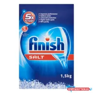 Mosogatógép vízlágyító FINISH regeneráló só 1,5 kg