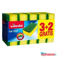 Mosogatószivacs VILEDA Style Tip Top 3+2 darabos