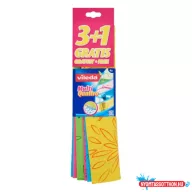 Törlőkendő univerzális VILEDA Multi Quattro 34x34 cm 4 darabos