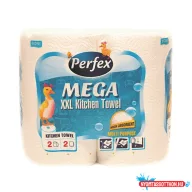 Kéztörlő tekercses háztartási PERFEX Boni Mega 2 tekercses 2 rétegű