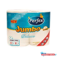 Kéztörlő tekercses háztartási PERFEX Boni Jumbo Deluxe 2 tekercses 2 rétegű