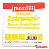 Zsírpapír MAZZINI 40x60cm 5 íves