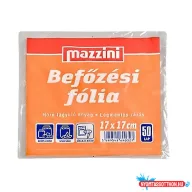 Befőzési fólia MAZZINI 17x17cm 50 darabos