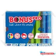   Mosogatószivacs BONUS formázott színes HACCP 13,5x7,11x4,5cm 4 darabos