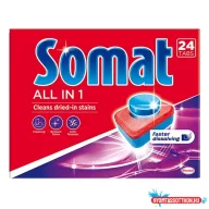Mosogatógép tabletta SOMAT All-in-1  24 db