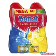 Mosogatógép gél SOMAT Gel Excelence duo lemon 2 x 540 ml