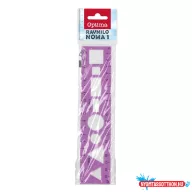 Sablon vonalzó OPTIMA 20cm