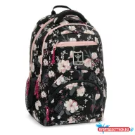 Hátizsák ARS UNA ergonomikus 27L Flowery Black