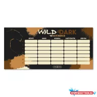 Órarend ARS UNA egylapos kétoldalas Wild On The Dark