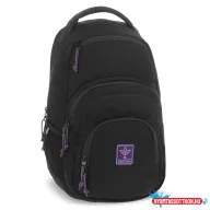 Hátizsák iskolai ARS UNA AU-2 Black Violet Cordura