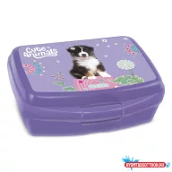 Uzsonnás doboz ARS UNA Cute Animals-Aussie műanyag BPA mentes 165x135x60 mm