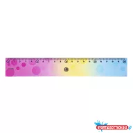 Vonalzókészlet ASTRA ombre szögmérővel 3 darabos