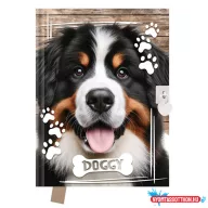Emlékkönyv JUNIOR Doggy szív alakú lakattal