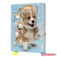 Emlékkönyv JUNIOR Corgi lakattal