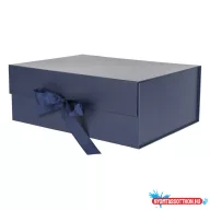 Díszdoboz PROMO összehajtható 33x25x12,5 cm sötétkék
