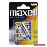 Elem mikro MAXELL (AAA, LR03) 4+2/BL