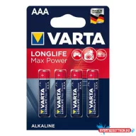 Elem mikro VARTA Longlife Max Power AAA 4-es