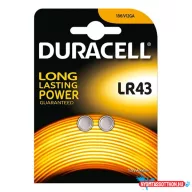 Gombelem DURACELL LR43 2-es