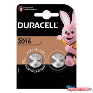 Gombelem DURACELL DL2016/CR2016 2-es