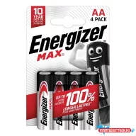 Elem ceruza ENERGIZER "Max" AA 4 darabos