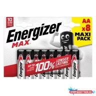 Elem ceruza ENERGIZER "Max" AA 8 darabos