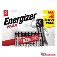 Elem mikro ENERGIZER "Max" AAA 8 darabos