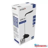 Asztali lámpa AVIDE Clip LED 1,5W fekete