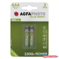 Akkumulátor mikro AGFAPHOTO AAA 2x900 mAh