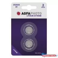 Gombelem AGFAPHOTO Lithium CR2025 2 darabos