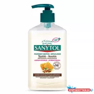 Folyékony szappan SANYTOL antibakteriális mandulatej és méhpempő 250ml