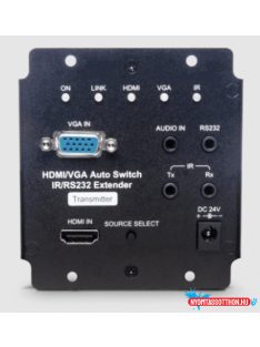   SCT 4K VGA/HDMI Auto-Switch & IR/RS232/POH HDBaseT Extender 70 Méter hatótáv