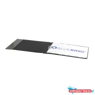 Villámzáras mappa A3, fekvõ mûanyag, Bluering(R), fekete