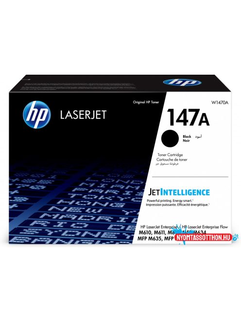 HP W1470A Toner Black 10.500 oldal kapacitás No.147A