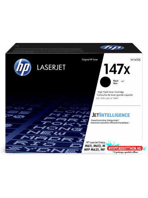 HP W1470X Toner Black 25.200 oldal No.147X (Eredeti)