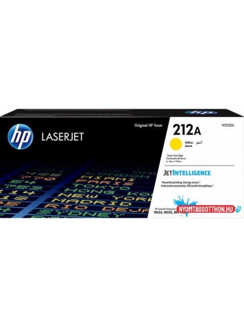 HP W2122A Toner Yellow 4.500 oldal kapacitás No.212A