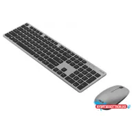 Asus W5000 billentyűzet+egér szürke USB, Slim