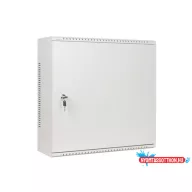   Lanberg WAF1-5203-06-00S 19" 6U+3U SZÉL:540mm MÉLY:200mm MAG:540mm fémajtós szürke fali rack szekrény