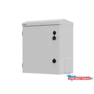   Lanberg WAH1-4250-00S 10" 3U SZÉL:420mm MÉLY:300mm MAG:500mm IP55 szürke kültéri fali rack szekrény