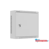   Lanberg WAT1-3414-00S 10" 2U SZÉL:340mm MÉLY:140mm MAG:340mm fémajtós szürke fali rack szekrény
