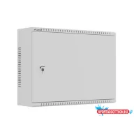   Lanberg WAT1-5618-00S 19"/10" 3U SZÉL:560mm MÉLY:180mm MAG:420mm fémajtós szürke fali rack szekrény
